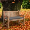 Gartenbank Teakbank DABEL - Holz Dunkelgrau 120x61x93 cm | Produktbild-Vorschau 2