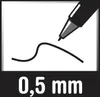 Schneider Kugelschreibermine office 765 176511 M schwarz 10 Produktbild-Vorschau 5