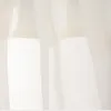 A close-up view of a sheer, cream-colored curtain with vertical folds and a textured weave. Podgląd zdjęcia produktu