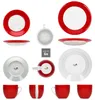 30 ks Combi Service Variant Červený porcelán 6 osob Šálky Náhled obrázku produktu 4