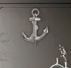 WOHNLING Dekoracyjna Kotwica 70 cm Srebrna Duża Aluminiowa Podgląd zdjęcia produktu 2