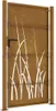 vidaXL Gartentor 100x175 cm Cortenstahl Gras-Design Produktbild-Vorschau 4