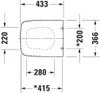 Duravit PuraVida WC-Sitz 0069190000 weiss, Scharniere Produktbild-Vorschau 2