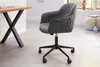 Bürostuhl EUPHORIA 47-56cm Samt dunkelgrau Produktbild-Vorschau 3