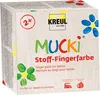 4 farby na textil KREUL MUCKI rôznych farieb 4 x 150,0 ml Náhľad obrázku produktu 1