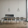 Ausziehbare Konsole 90x40/300 cm Tecno Quercia Natura Produktbild-Vorschau 9