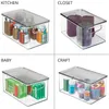 Aufbewahrungsbox Stapelbar 2er Set mit Deckel mDesign Produktbild-Vorschau 7