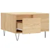 vidaXL Table basse en chêne Sonoma 55x55x36,5 cm Matériau Voir les images du produit 6