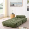 Rozkładana sofa z sztruksu 2 w 1 z regulowanym oparciem, Podgląd zdjęcia produktu 12