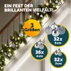 DEUBA® Vánoční ozdoby 100ks Ø 3-6cm plastové matné lesklé Náhled obrázku produktu 3