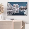 DEQORI Glasbild Echtglas 90x60 cm 'Stille Wasser' Wandbild Produktbild-Vorschau 4