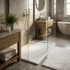 Granitan - Piatto doccia - 90x70 cm - Bianco - Antiscivolo Anteprima dell’immagine prodotto 6