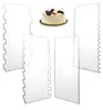 Acryl Kuchenschaber Set Tortenspachtel Sahneschaber, 4 Produktbild-Vorschau 1