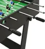 vidaXL Skládací stolní fotbal 121 x 61 x 80 cm černý Náhled obrázku produktu 6
