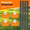 12x Trampolin Stangenschutz Schaumstoff 92 cm – PE Polster Produktbild-Vorschau 3