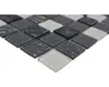 Glasmosaik mit Naturstein CM M422 30,2x32,7 cm mix grau Produktbild-Vorschau 2