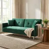 divano letto a 3 posti in tessuto vellutato dal design Anteprima dell’immagine prodotto 2