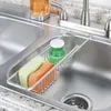 Spülbeckenablage Schwammhalter Aluminium Spülbecken Produktbild-Vorschau 2