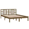 vidaXL Letto in legno massiccio marrone miele 200x200 cm Anteprima dell’immagine prodotto 4