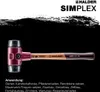 Halder Schonhammer Durchmesser 80mm 3220g Simplex Gummi / Produktbild-Vorschau 6
