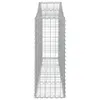 vidaXL Gabbione ad arco alto 200x30x80/100 cm Ferro zincato Anteprima dell’immagine prodotto 4