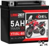 Langzeit Gel Motorradbatterie YTX5L-BS 5Ah 12V Produktbild-Vorschau 1