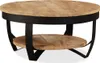 vidaXL Table basse en bois de manguier brut massif 65 x 32 Voir les images du produit 2