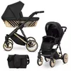 Kunert Ivento Glam 3in1  Kinderwagen in Schwarz mit Produktbild-Vorschau 1