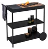 WENKO Servierwagen Miro Black Outdoor Kitchen Produktbild-Vorschau 7