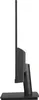 Side view of a black computer monitor on a white background. Produktbild-Vorschau
