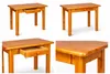 Esstisch mit Schublade Küchentisch Tisch Massiv Kiefer Produktbild-Vorschau 3
