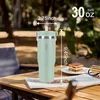 Isolierbecher,Becher mit Flip,mit Straw,Vacuum Produktbild-Vorschau 5