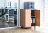 DURABLE Mobiletto multifunzione 74/53 con ante, Marrone, Anteprima dell’immagine prodotto 5