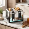 HOMCOM 4-Scheiben-Toaster: 7 Stufen, Aufwärmen, Auftauen, Produktbild-Vorschau 2