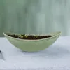 Große Pflanzschale oval 39 cm für draussen Dekoschale grün Produktbild-Vorschau 4