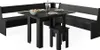 Banc d'angle Vicco Roman Noir 41.5x166.6cm, Model 40233 Voir les images du produit 7