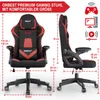 ONBEST Gaming Stuhl | Ergonomisch | mit Lordosenkissen | Produktbild-Vorschau 6