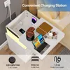 set de 2 tables de nuit avec prise électrique & Voir les images du produit 4