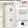 COSTWAY Küchenschrank, Vorratsschrank Küche, Produktbild-Vorschau 5