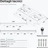 doporro Lavabo doppio Sospeso Lavabo da Appoggio Anteprima dell’immagine prodotto 6