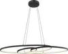 Globo Lighting Hängeleuchte Metall schwarz matt, LED Produktbild-Vorschau 2