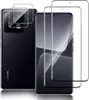 A black smartphone with camera lens protectors and screen protectors displayed. Produktbild-Vorschau