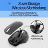 HP 280 Wireless-Maus, leise, rechts, Optisch, RF Wireless, Produktbild-Vorschau 9