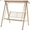 Hespéride - Gartenschaukel "baroe" beige 170 x 129 x 213cm Produktbild-Vorschau 2