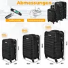 KESSER® - Set de 3 valises à coque rigide - Valises à coque Voir les images du produit 2