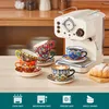 VANCASSO 6-tlg. Tassen-Set, Porzellan Cappuccino-Set, Produktbild-Vorschau 3