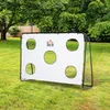 HOMCOM But de football 2 en 1 avec cible de tir, cage de Voir les images du produit 2