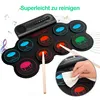 Schlagzeug Tragbares Elektronisches Schlagzeug 9 Drum Pads Produktbild-Vorschau 6