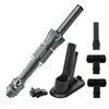 A cordless handheld vacuum cleaner and its accessories are displayed against a white background. Produktbild-Vorschau