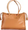Trendige braune Damen-Schultertasche mit Reißverschluss und Produktbild-Vorschau 2